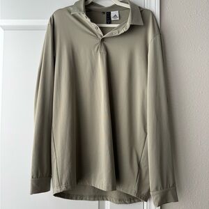 Men’s Adidas SAMPLE long sleeve collared shirt